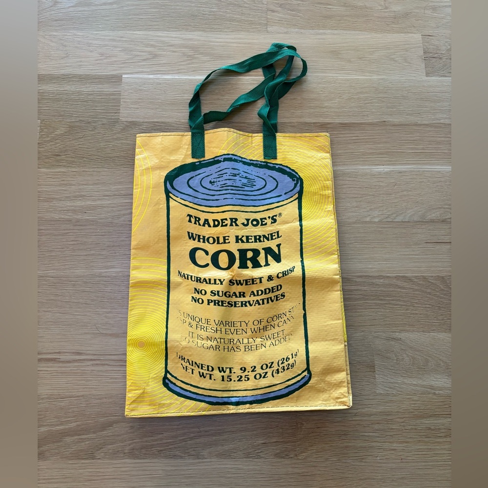 NWOT rare Trader Joe’s Corn Bag